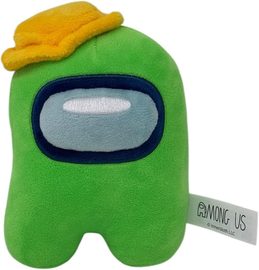 Just Toys Among US 6″ Plush – Green w/Butter | Officially Licensed Crewmate Toy | Soft & Collectible Gaming Plushie