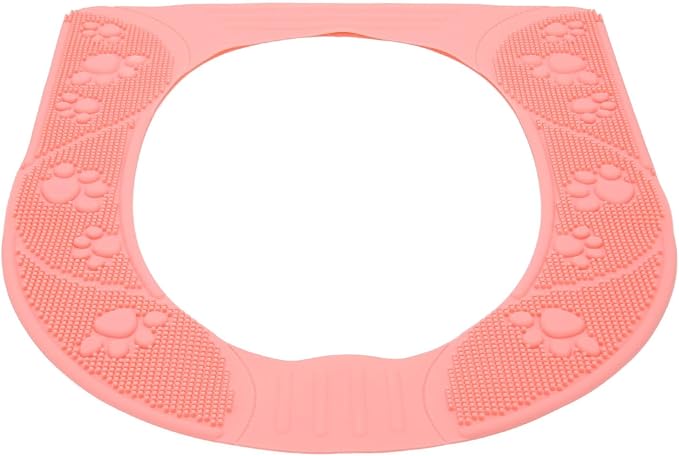 POCREATION Reusable Toilet Seat Cover, Universal Silicone Toilet Seat Cover Non Slip Washable Pad Warm for Elderly Children Light Thick ()