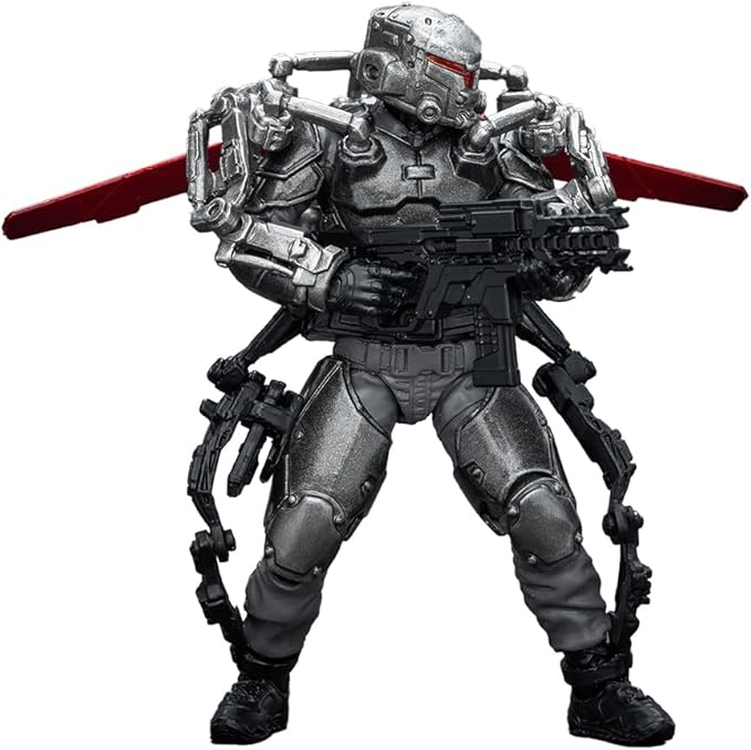 JOYTOY 1/18 Action Figure - Army Builder Promotion Pack Figure 28 -Lone Wolf with Exoskeleton ABS & PVC, Perfect for Collectors & Decor - 4.1 Inch, 3.74 OZ (JT1743)