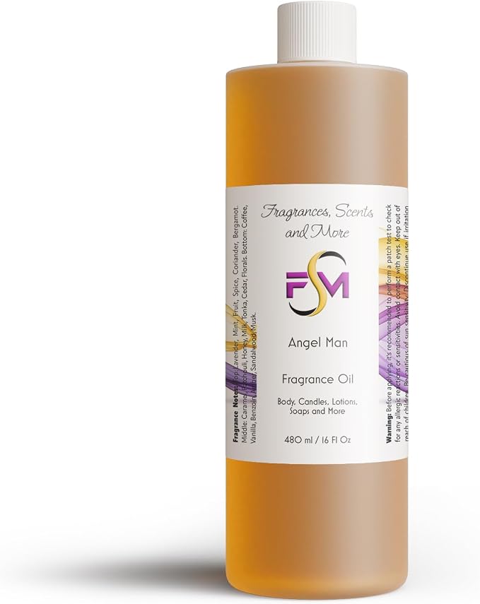 Angel Man Fragrance Oil - 16 Fl Oz Plastic Bottle (480ml)