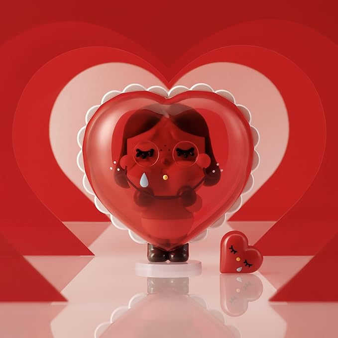 POP MART Crybaby Crying for Love Series Figures, 12PCs Blind Box Figures, Random Design Action Figures Collectible Toys Home Decorations, Whole Set
