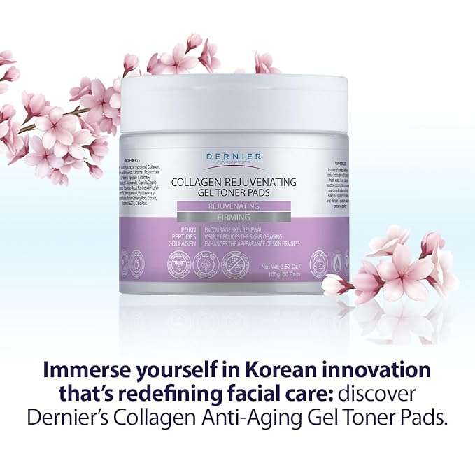 Dernier Anti Wrinkle Patches – Collagen Face Mask with Peptides & PDRN, Patches for Women Skincare – Anti Aging Beauty Pads – Collagen Face Mask Treatment | 100g - 80 Pads