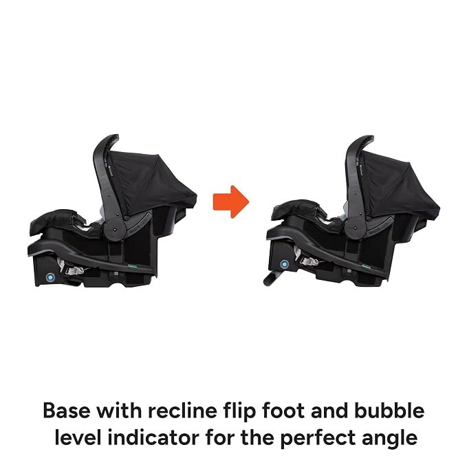 Baby Trend EZ Ride DLX Stroller Travel System (with EZ-Lift Plus Infant Car Seat), Dash Midnight