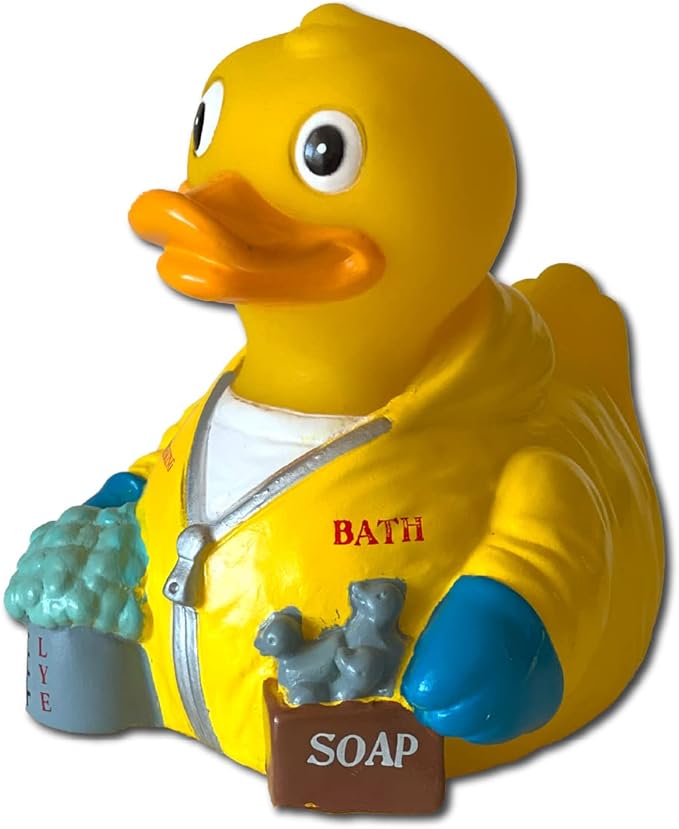CelebriDucks - Breaking Bath - Floating Rubber Ducks - Collectible Bath Toy Gift for Kids & Adults of All Ages