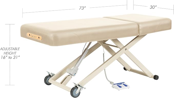 Sierra Comfort Standard 2-Section Electric Lift Massage Table, SC-3001 (Beige)