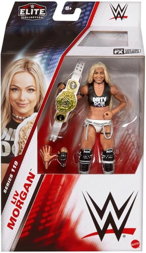 WWE Liv Morgan With Womens Championship Belt Mattel Elite Collection Series 119 Wrestling Action Figure Toy