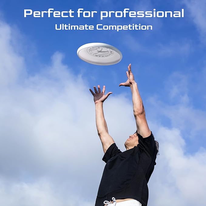 Wham-O Frisbee Official Ultimate 175g Flying Disc, 10.75 Inch, Professional Training Disc for Competition and Outdoor Fun (B(2Pack))