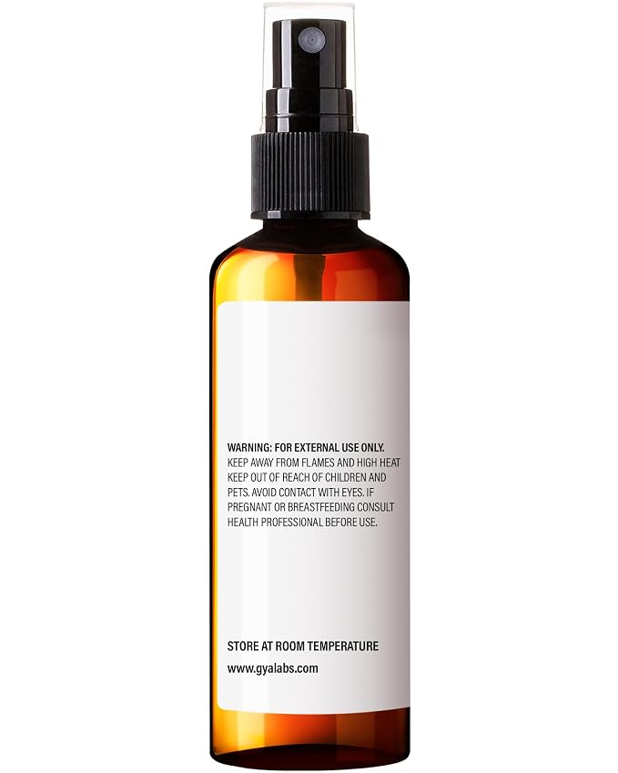 Gya Labs Orange Blossom Hydrosol - 3.4 Fl Oz - Hydrating Face & Body Mist for Skin Toner & Hair Refresher - As Pillow, Room & Linen Spray for Fresh Scent