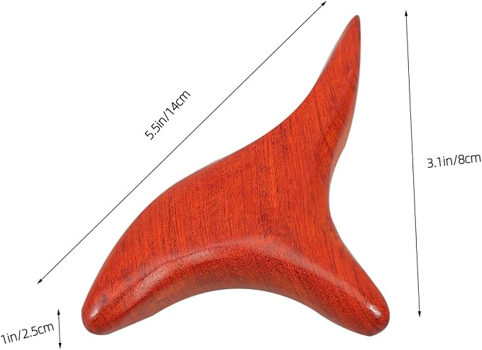 Wooden Massage Stick 2Pcs Set Trigger Point Massage Tool for Muscle Roller Body Massager for Legs Arms Neck Back Relief