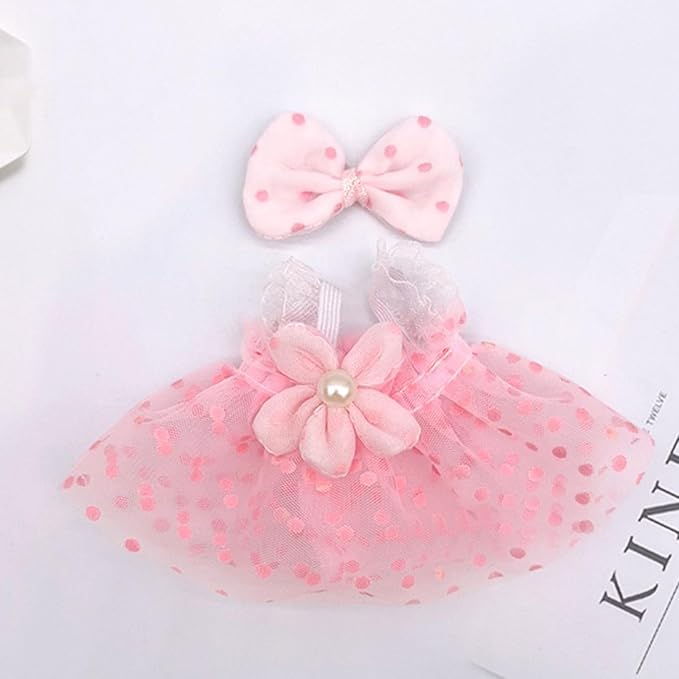 17cm Doll Clothes Set (No Doll) – 3-Pack Handmade Outfits with Accessories for 6.7” Dolls, Premium Cotton Clothing with Gift-Ready Packaging, Perfect for Dress-Up and Collectors (F9, 3)