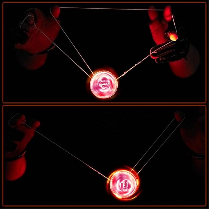 Lewtemi 4 Pack YoYo for Kids LED Light up YoYo Unicorn Donut Butterfly Dinosaur Beginner Responsive Ball Toys Gift for Girls Ages 6-12 Unicorn Donut Butterfly Dinosaur Pink Party Favors