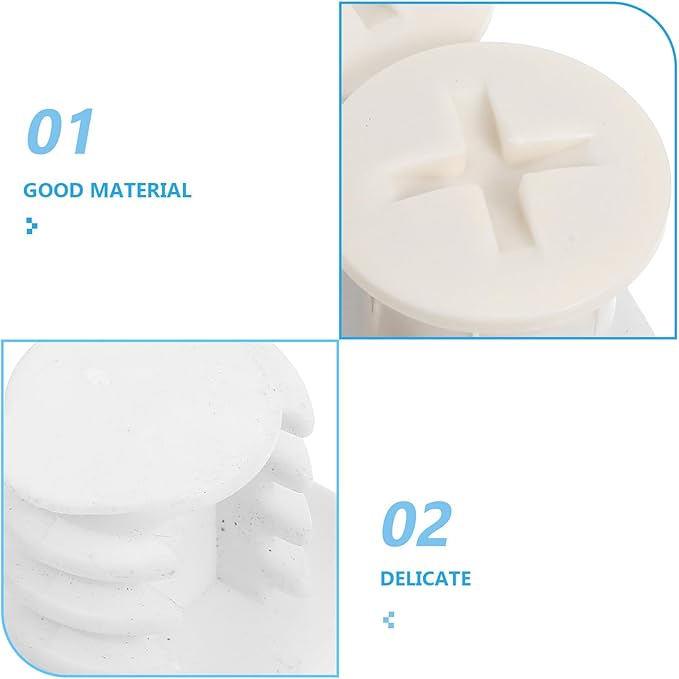 8PCS Slide Screw Caps Plastic Fixing Covers for Playground Equipment Replacement Parts with Corrosion-Resistant Design Easy Installation for Curved Slides and Swing