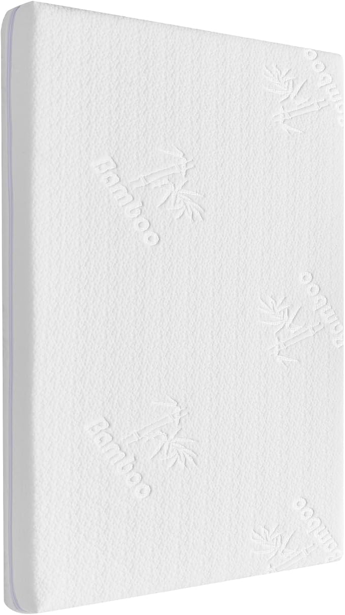 47x23.6 Bedside Crib Mattress: 1.5" Thick Dual Sided Gel Memory Foam Bassinet Mattress Fit for ADOVEL/BabyBond/ELEMARA Bassinet Bedside
