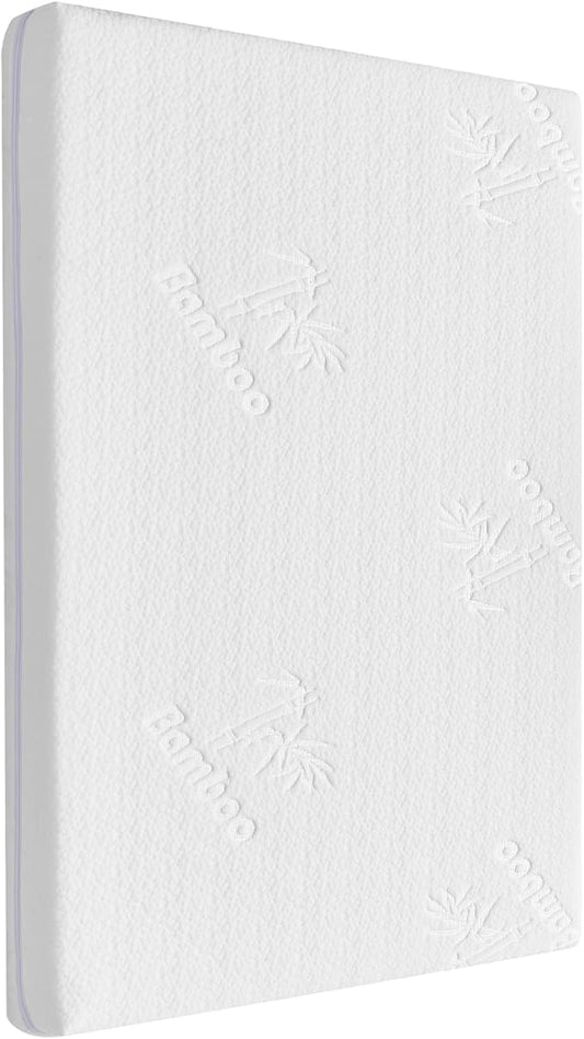 47x23.6 Bedside Crib Mattress: 1.5" Thick Dual Sided Gel Memory Foam Bassinet Mattress Fit for ADOVEL/BabyBond/ELEMARA Bassinet Bedside