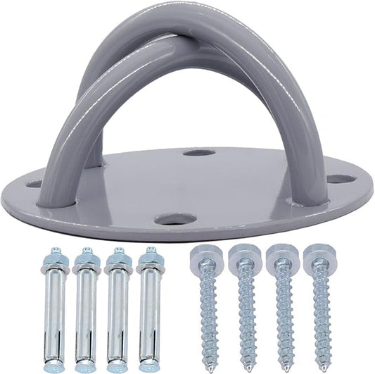 Wall Ceiling Mount Bracket for Gym & Home Suspension Straps Anchor for Olympic Rings Fitness Training Yoga Swing Battle Ropes Resistance Band & Boxing Equipment
