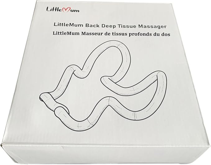 LittleMum Deep Trigger Point Myofascial Release Tool –Back, Shoulder Blade & Hip Flexor Massager for Scapular Pain, Upper-Back Stiffness, Levator Scapulae Tightness, Psoas & Pelvic Muscle Relief