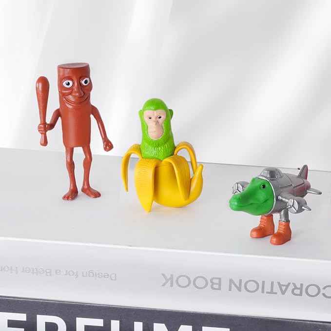 2025 New Italian Brainrot Toy Figures Animals Tralalero Tralala Figure Bombardiro Crocodilo for Brain Rot Cake Toppers Birthday Gifts Party Decorations