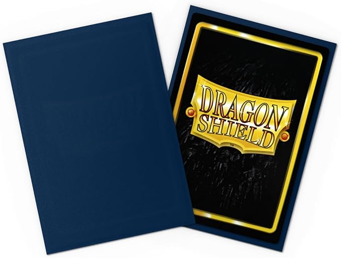 Dragon Shield | Japanese Size Card Matte Sleeves | 60 CT - Smooth & Tough Premium TCG Sleeves - Compatible with Yu-Gi-Oh, Naruto, Cardfight & Vanguard | Midnight Blue