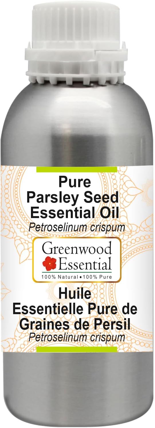 Greenwood Essential Pure Parsley Seed Essential Oil (Petroselinum crispum) Steam Distilled 1250ml (42.2 oz)