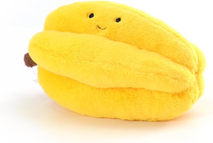 RECUR Carambola Fruit Stuffed Animals Toy,Soft Fruit Plush,Cute Plushie 7 Inches,Adorable Gift for All Ages