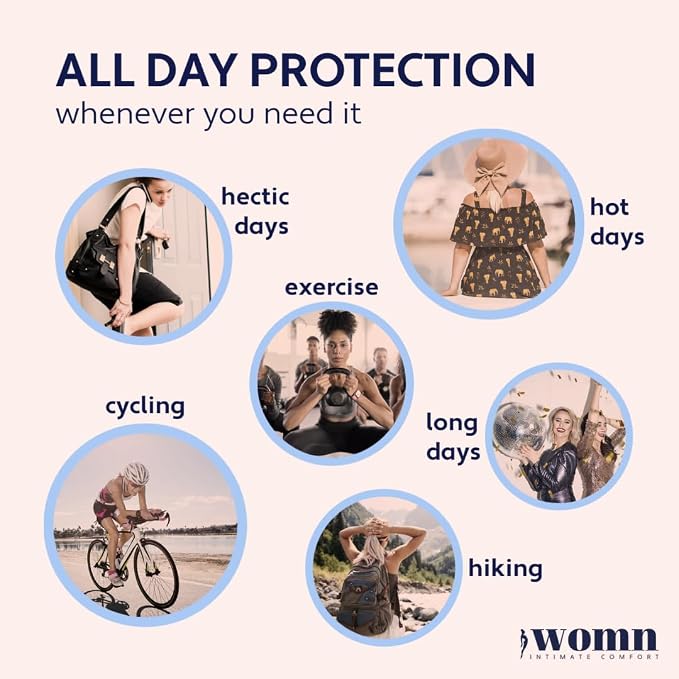 womn Liquid Body Powder for Women, Sweat, Chafing & Odor Relief 1.7 fl oz | Talc-free cream-to-powder formula. Absorbs moisture, helps reduce friction & odor. For groin, underboob & inner thighs.