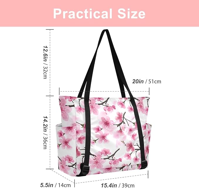 MCHIVER Yoga Bag for Women Men Large Yoga Mat Bag with Adjustable Strap Workout Bags Totes for Pilates Yoga Travel