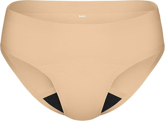 KNIX Super Leakproof No-Show Bikini Period Underwear – Heavy Flow, Reusable Absorbent Menstrual & Incontinence Panties