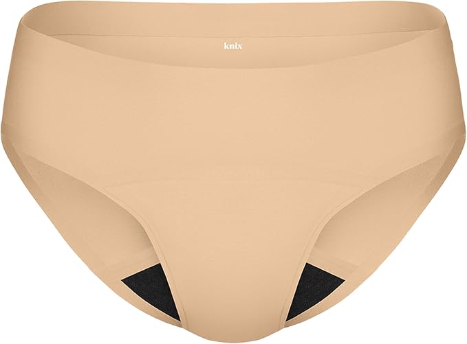 KNIX Super Leakproof No-Show Bikini Period Underwear – Heavy Flow, Reusable Absorbent Menstrual & Incontinence Panties