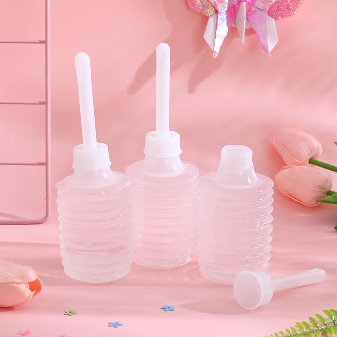 Healifty 10pcs Disposable Douches Cleaner Kit Douche Enema Cleaner Transparent Vaginal Douche Anal Cleaner for Women Men 200ml