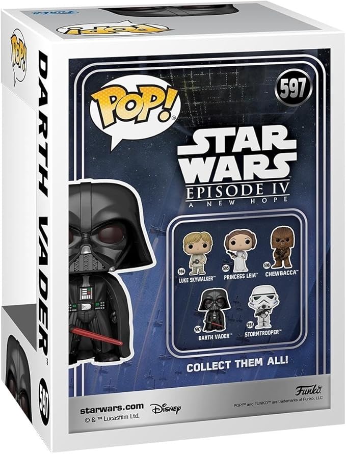 Funko Pop! Star Wars: New Classics - Darth Vader - Collectable Vinyl Figure - Gift Idea - Official Merchandise - Toys for Kids & Adults - Sci-Fi Fans - Model Figure for Collectors