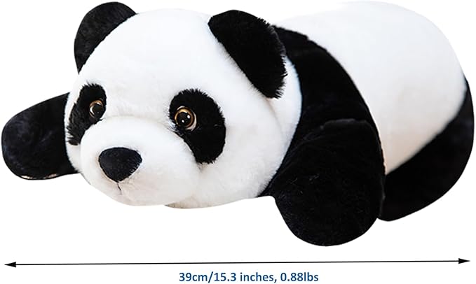 Weighted Stuffed Animals, 15.3" Weighted Panda Plush Toy Cute Panda Weighted Plush Animals Pillow Gifts for Kids Adults