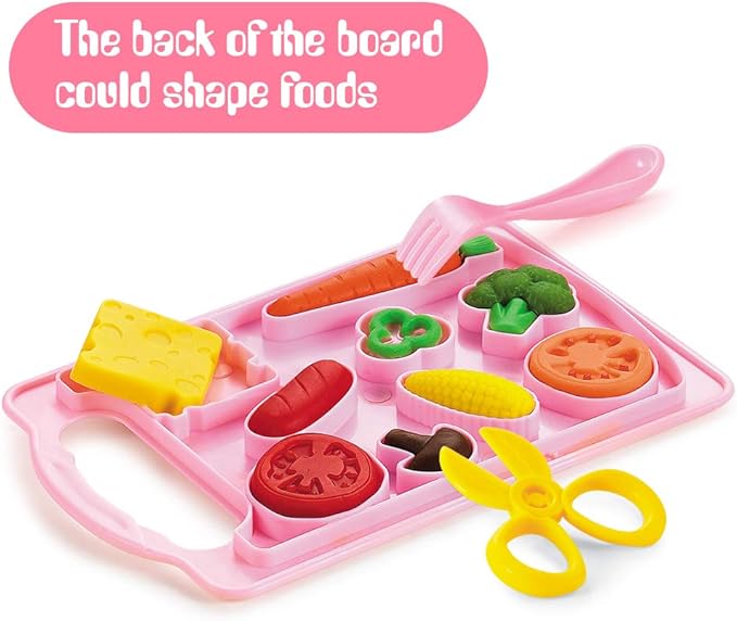 Color Dough Toys for Kid Kitchen Creations Little Chef Color Dough Set Games