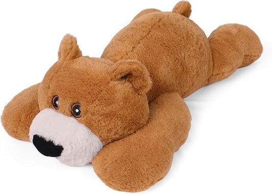 Weighted Bear Stuffed Animals 5 lbs, 24in Weighted Bear Plush for Kids Adults Boys Girl, Cute Plushies Soft Pillow Toy for Christmas, Valentine's, Birthday Gifts