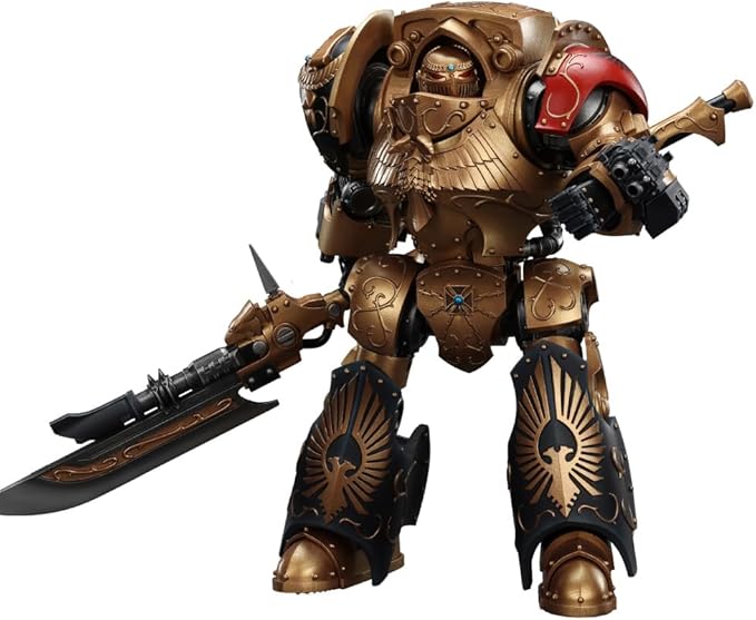 JOYTOY Warhammer The Horus Heresy 1:18 Action Figure Legio Custodes Contemptor-Achillus Dreadnought Collection Model Birthday Gifts