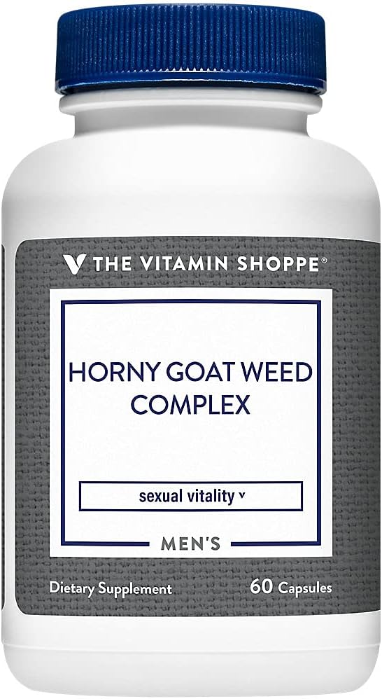 The Vitamin Shoppe Horny Goat Weed Complex, with Tribulus, Enhanced Complex for Men, Men's Health (60 Capsules)