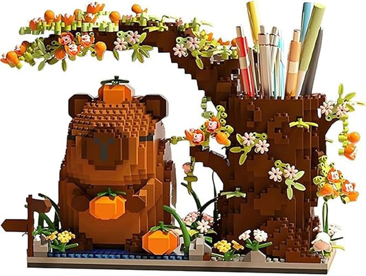 Animal Capybara Micro Building Blocks Set(1800PCS) Gifts Suitable for Adults