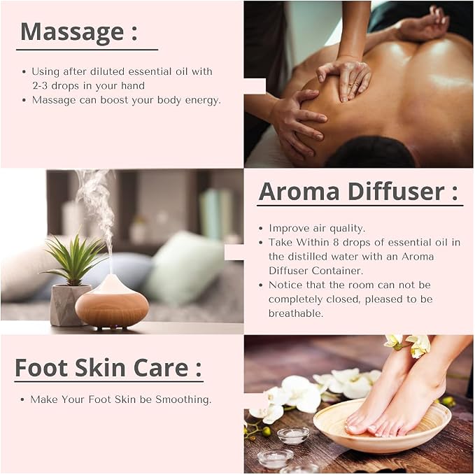 Peppermint Essential Oil Therapeutic Grade Aromatherapy Oils Fragrance Oil for Diffuser Yoga Massage & DIY Personal Care 10 ml
