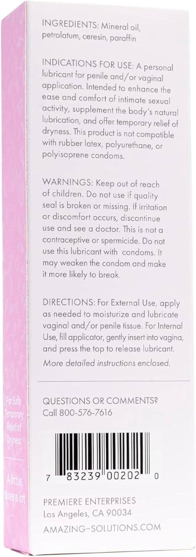 Crème De La Femme Daily Vaginal Moisturizing Cream for Long-Lasting Relief from Feminine Dryness Chemical & Hormone Free, Fragrance-Free, Also a Hydrating Intimate Lubricant for Men and Women – 2 Pack