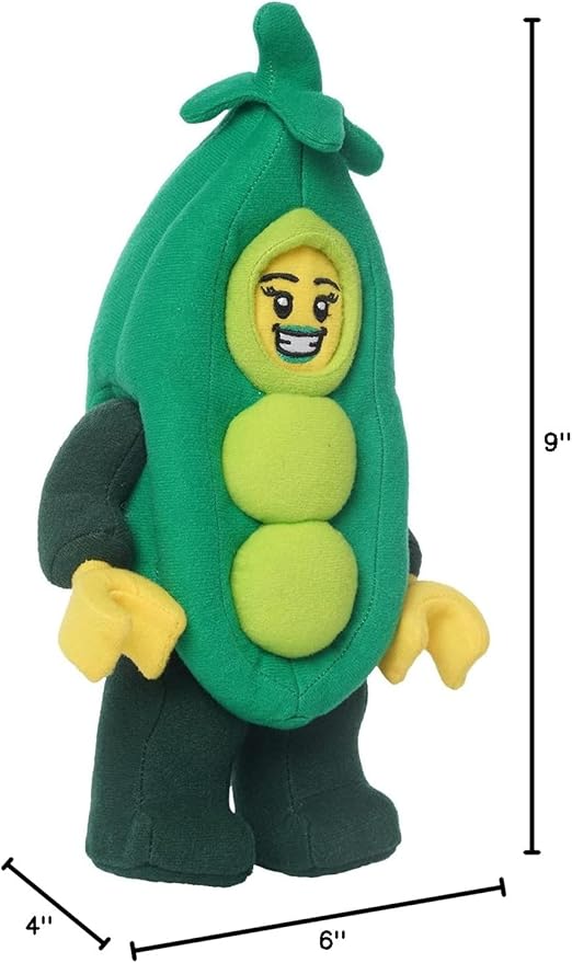 Lego Minifigure Peapod Costume Girl 9" Plush Character