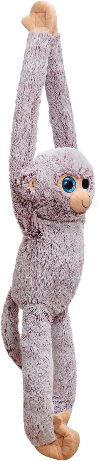 Hanging Monkey Plush Toy Cute Stuffed Animal Gift for Kids Grandchildren Friends Family Gray 27 inch