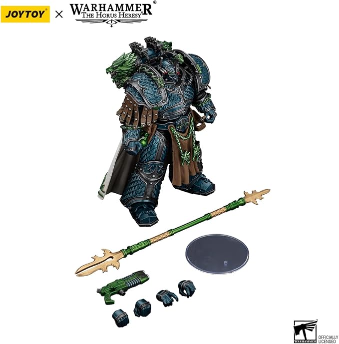 JOYTOY Warhammer The Horus Heresy Alpha Legion Alpharius, Primarch of The XXth Legion - 1:18 Scale 7.5in Action Figure Mecha Joy Toy Collection Model