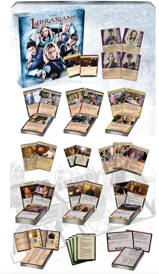 The Librarians Adventure Game | Co-op or Solo Board Game for 1-4 Players | Based on Hit TV Series & Movies | Strategy Game (Adventure Card Game (Core))