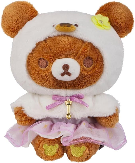 San-X Original Rilakkuma Swan Series Plush - 7" Chairoikoguma