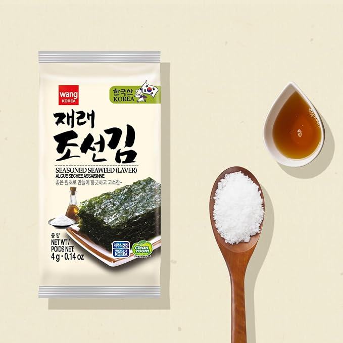 Wang Korean Seaweed Snack, Classic and K-BBQ