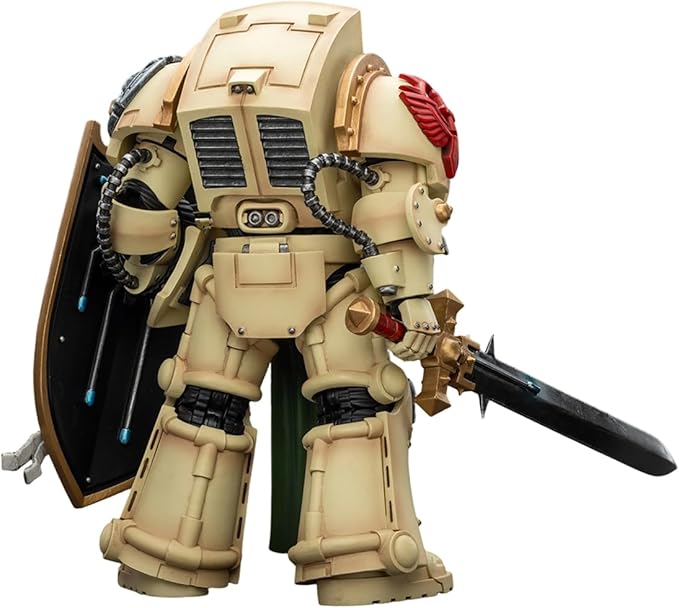 JOYTOY Warhammer 40,000 1/18 Action Figure Dark Angels Deathwing Knight 3 with Power Sword and Storm Shield Collection Models Birthday Gifts 15Age+ Pre-Order