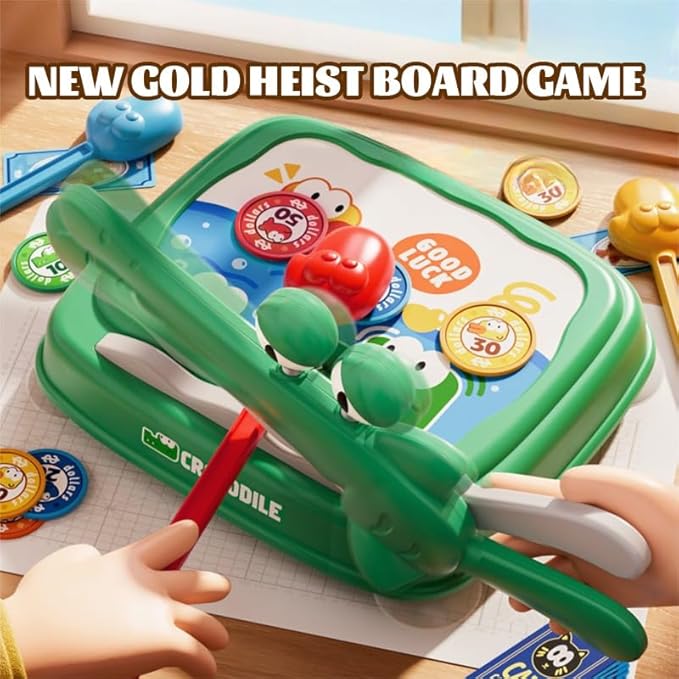 Gold Coin Grabbing Game，Parent-Child Interactive Games，Fast-Paced Floor Game for Kids, Interactive Learning, Hand-Eye Coordination, Counting and Color Game, Active Play (z)