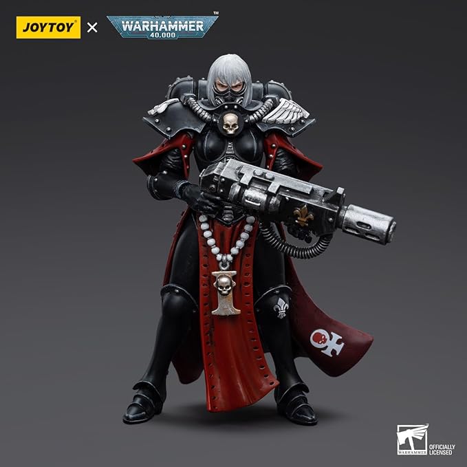JOYTOY 1/18 Action Figures - Warhammer 40,000 Adepta Sororitas Battle Sister Sister Jurel - 4‘’,Classic Character,Collectible,Age 15 and Above