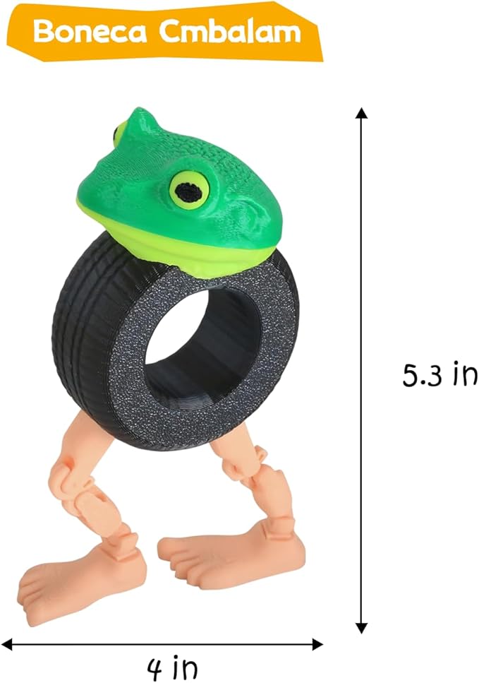 3D Printed Italian Brainrot Toy,Action Figure,Tralalero Tralala,Tung Tung Tung Sahur,Bombardiro Crocodilo,BRR BRR Patapim,Best Brain Rot Figure for Fans (Boneca Ambalam)