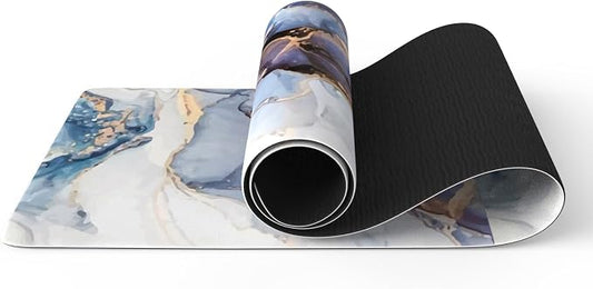FOLAI Extra Thick Yoga Mat 6mm，pilates mat thick - Non-Slip Exercise Mat for HIIT, Pilates & Home Workouts & Workout with Free Carry Strap