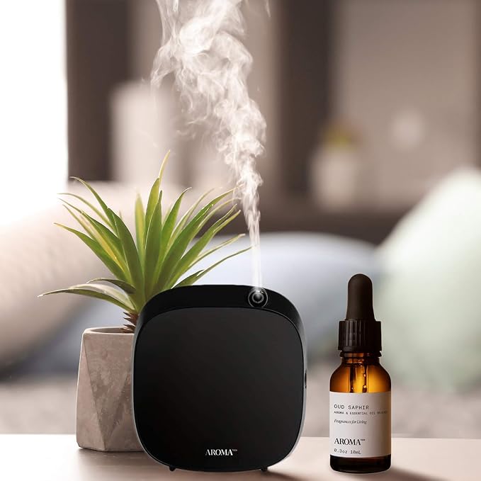 Aromatech Oud Saphir Aroma Essential Oil Blend: Luxury Hotel Inspired Aromatherapy with for Ultrasonic Diffusers & Nebulizers (10 mL)